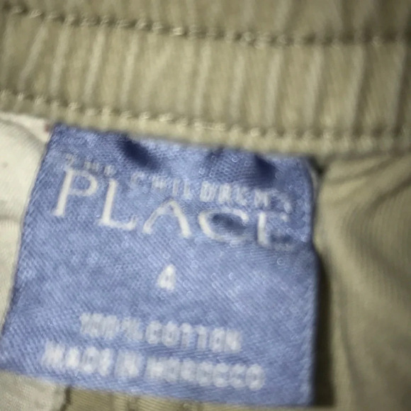 THE Children’s Place elastic waistband tan pants size 4 - Picture 3 of 3